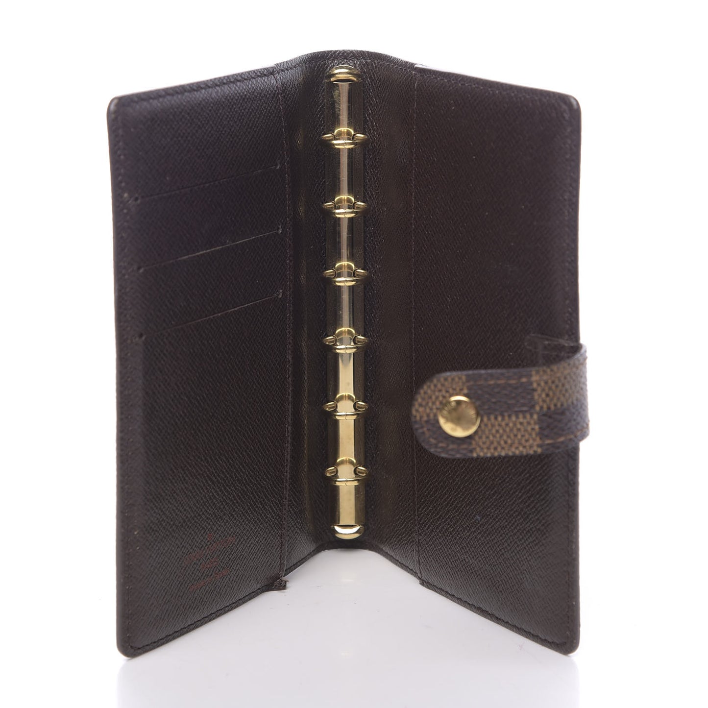 Damier Ebene Small Ring Agenda Cover