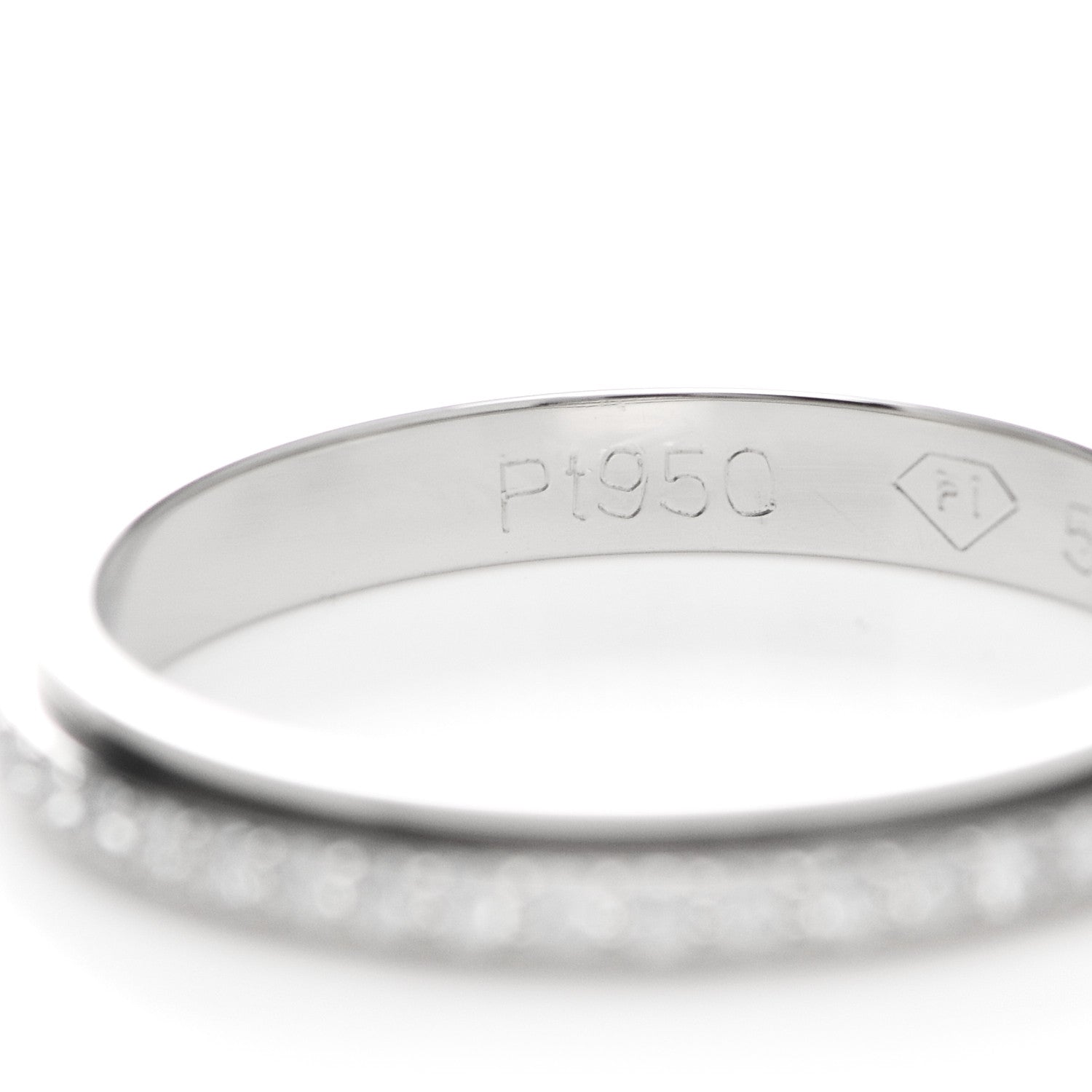 Piaget Platinum Diamond Possession Wedding Band Ring 52 6 4 of 7