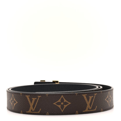 Louis Vuitton Monogram Calfskin 40mm LV Initiales Reversible Belt 110 44 Black 2 of 5