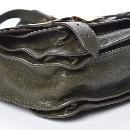 Proenza Schouler Lambskin PS1 Mini Pouch Messenger Bag Military 8 of 9