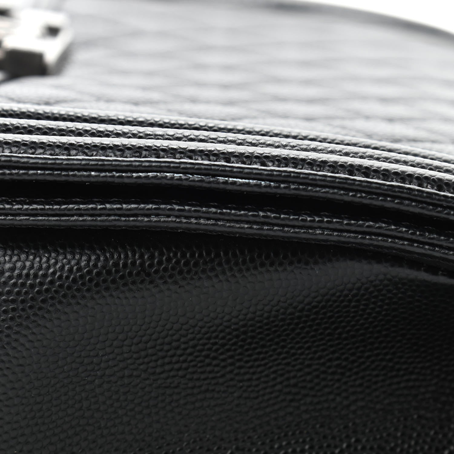 Chanel Caviar Quilted Medium Boy Flap Black 11 of 14