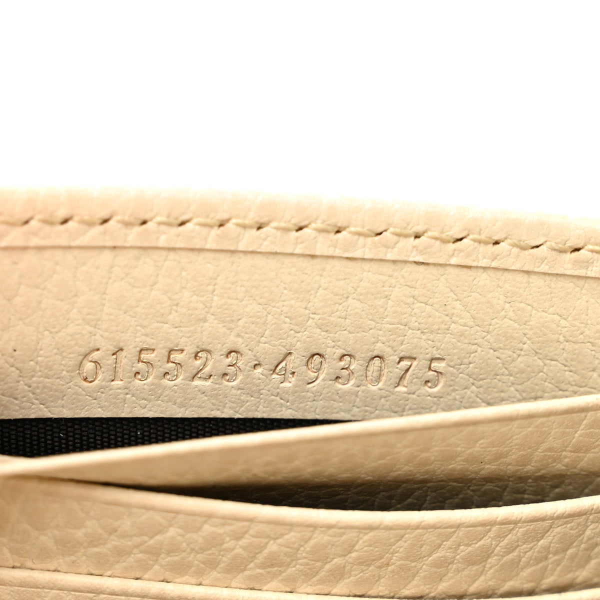 Gucci Dollar Calfskin Interlocking G Chain Wallet Ivoire 7 of 14