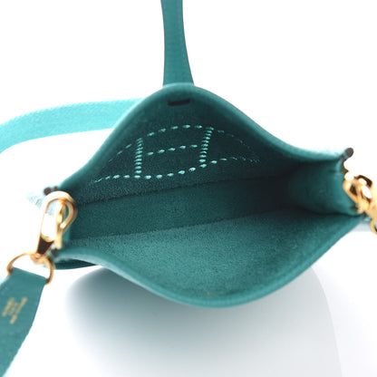 Hermes Taurillon Clemence Evelyne TPM Vert Verone 7 of 10