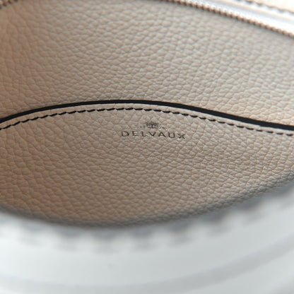 Delvaux Taurillon Pin Daily Surpique Bucket Ivory 6 of 9