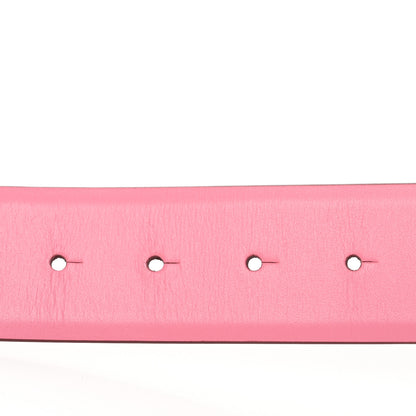 Valentino Garavani Glossy Calfskin VLogo Reversible 30mm Belt 100 40 Feminine Pink Indian Violet 3 of 6