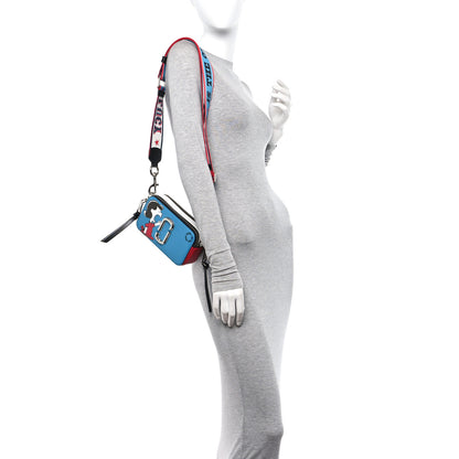 Marc Jacobs X Peanuts Saffiano Small Lucy Snapshot Camera Bag Blue Multi 2 of 11
