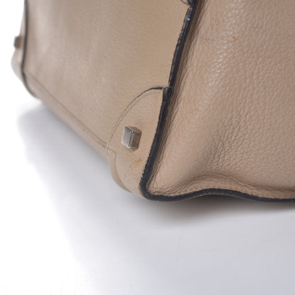 Celine Drummed Calfskin Mini Luggage Dune 18 of 19