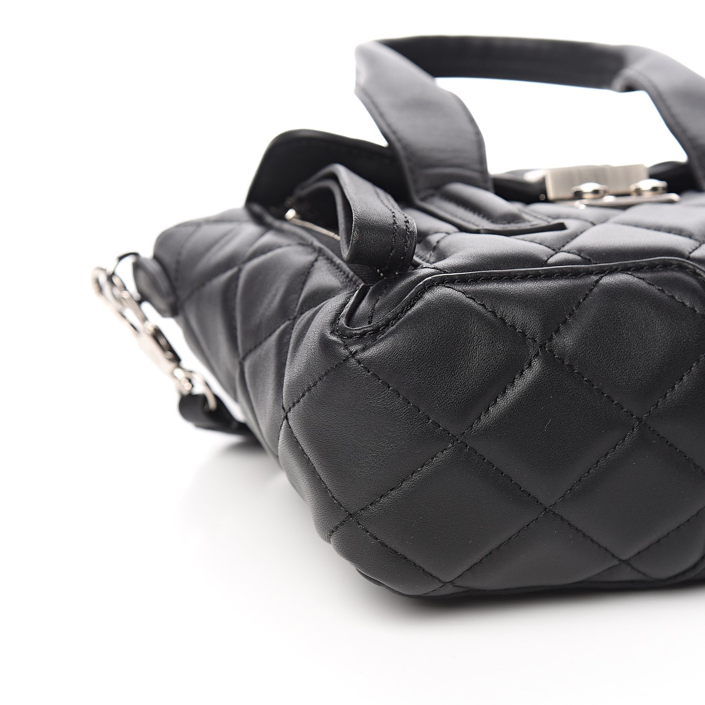 3.1 Calfskin Quilted Mini Pashli Satchel Black