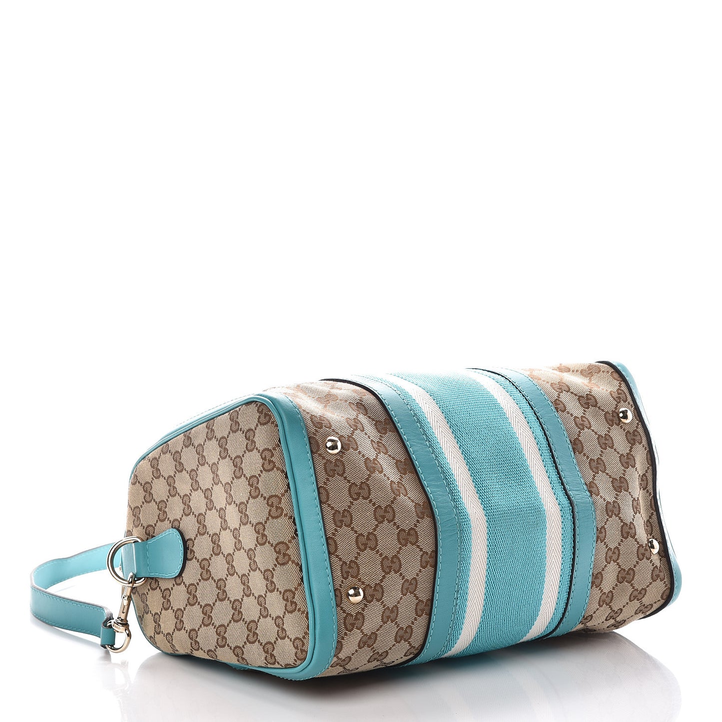 Monogram Vintage Web Medium Boston Teal