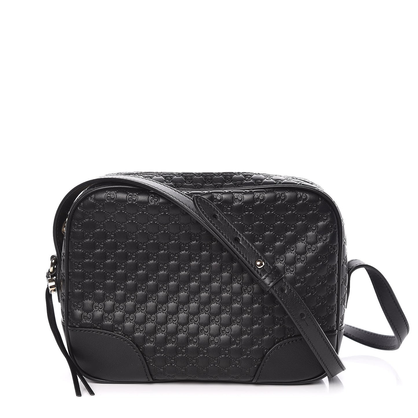 Microguccissima Mini Bree Messenger Bag Black