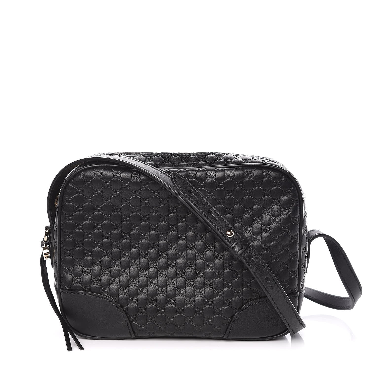 Gucci Microguccissima Mini Bree Messenger Bag Black 1 of 9