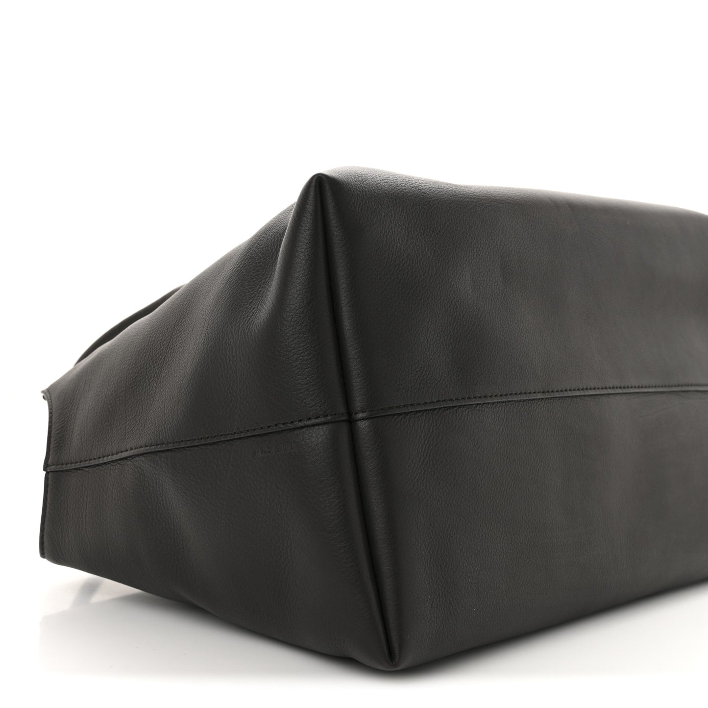 Grained Calfskin Terrasse Bag Dark Brown