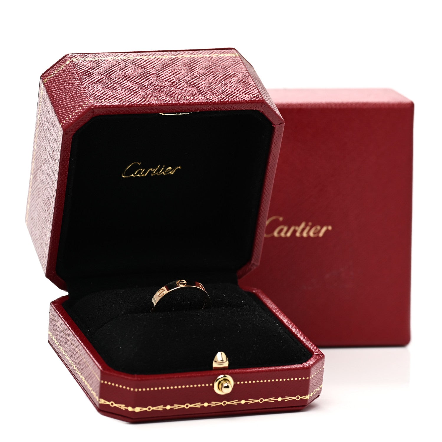 Cartier 18K Yellow Gold 3.5mm LOVE Wedding Band Ring 54 6.75 5 of 5