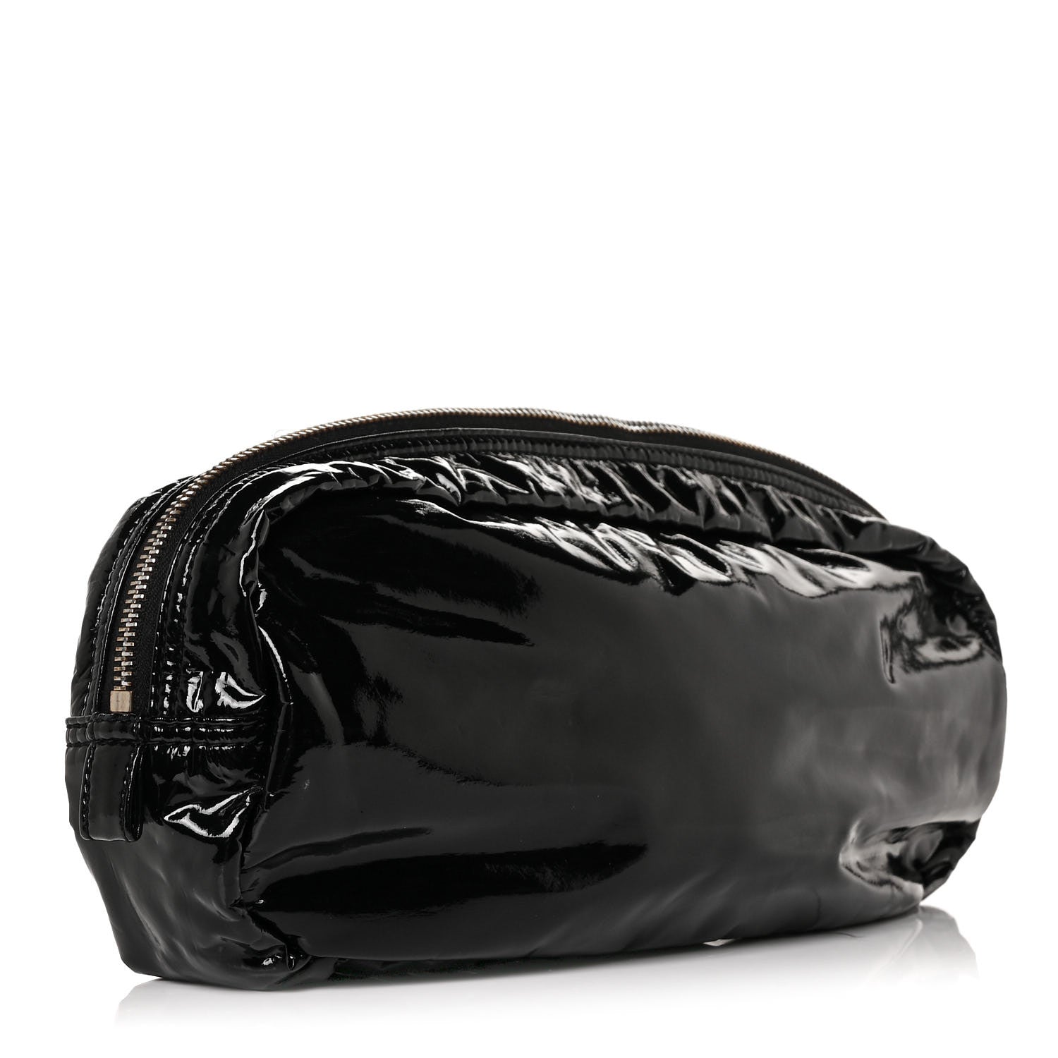 Prada Vernice Cosmetic Pouch Black 3 of 7