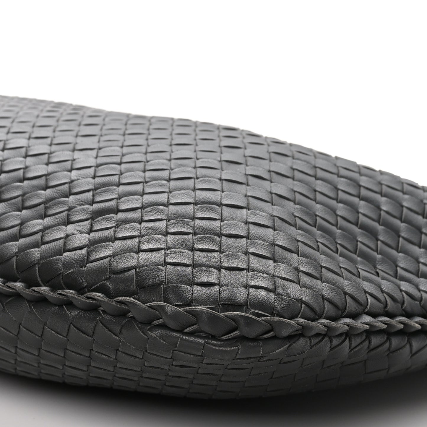 Nappa Intrecciato Large Veneta Hobo Grey