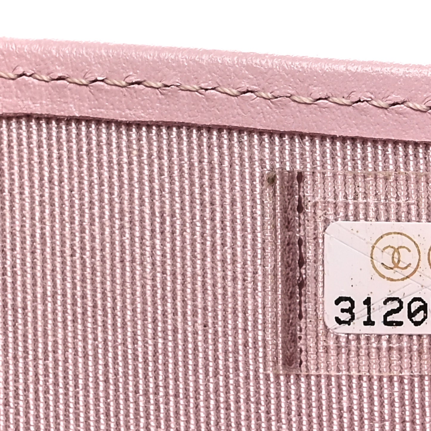Caviar Quilted Compact Flap Wallet Light Pink