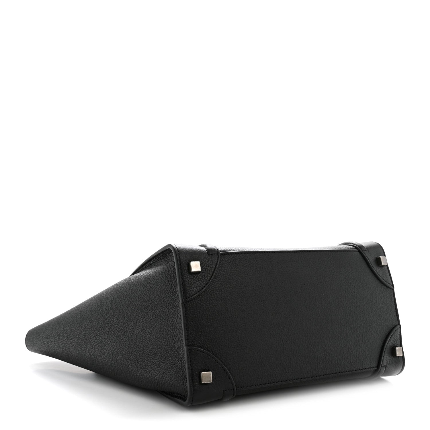 Celine Drummed Calfskin Mini Luggage Black 4 of 12