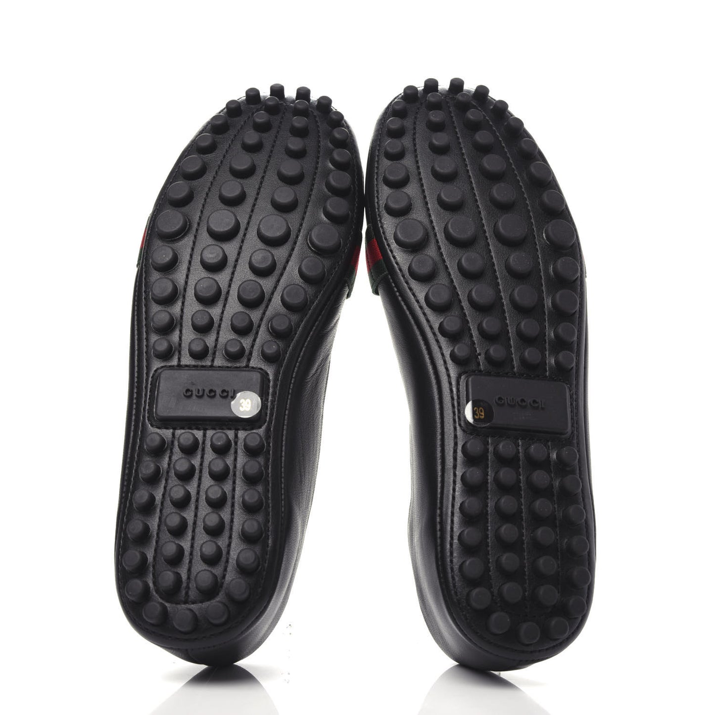 Calfskin Bayadere Bee Ballerina Flats 39 Black