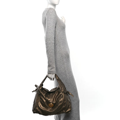 Gucci Calfskin Medium Hysteria Hobo Brown 2 of 13