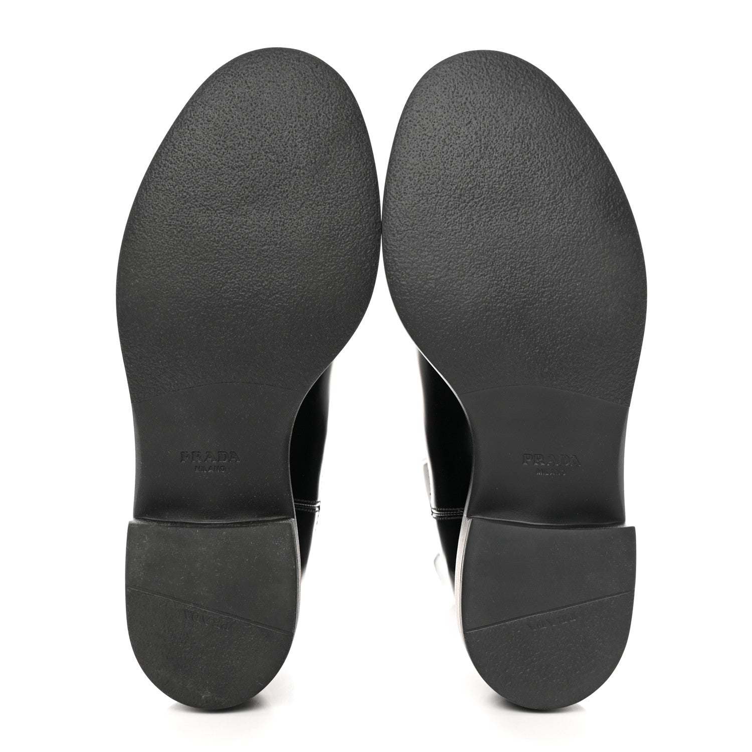 Prada Spazzolato Metal Triangle Logo 50mm Chelsea Boots 37 Black 5 of 9