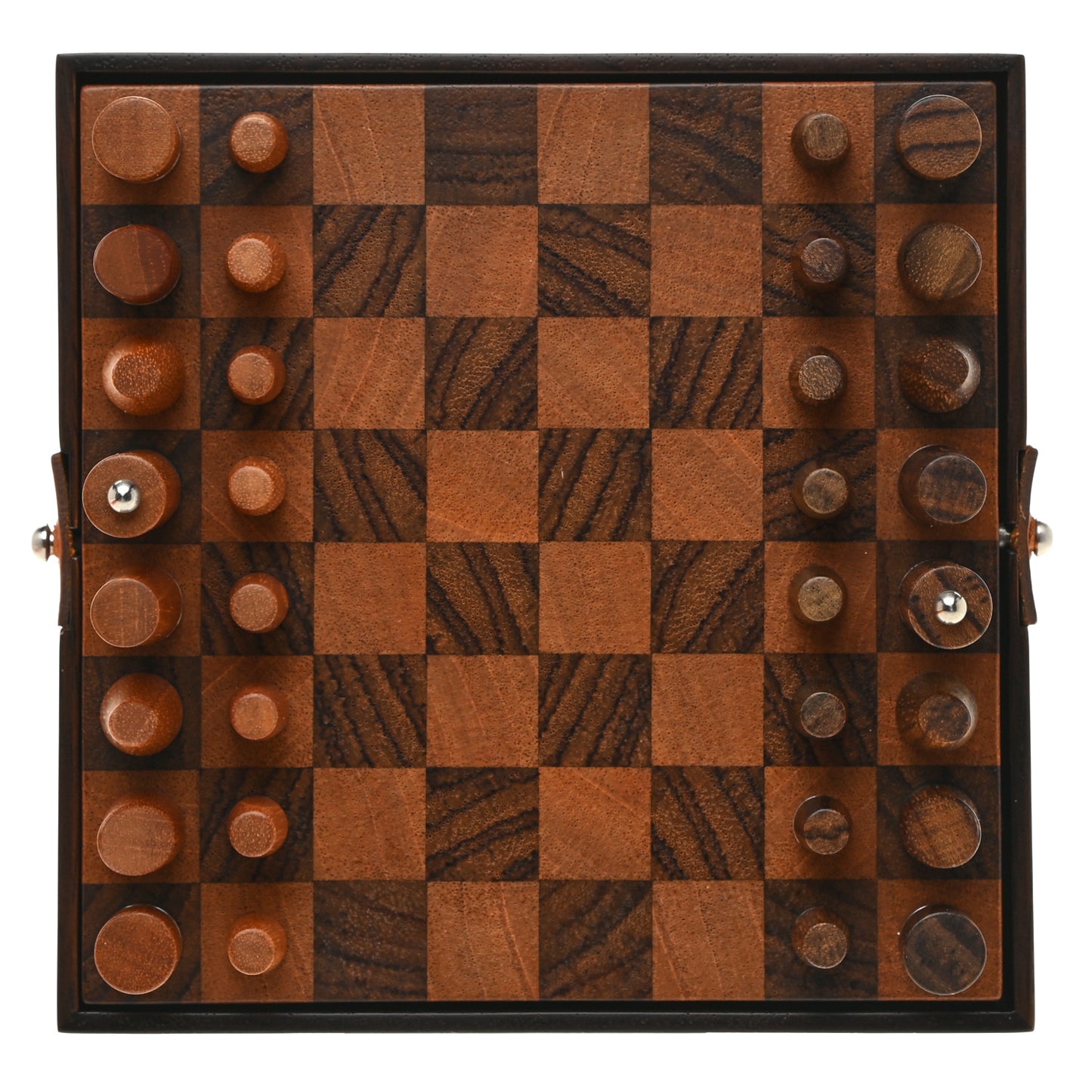 Sapodilla Cassia Wood Mini Samarcande Chess Game