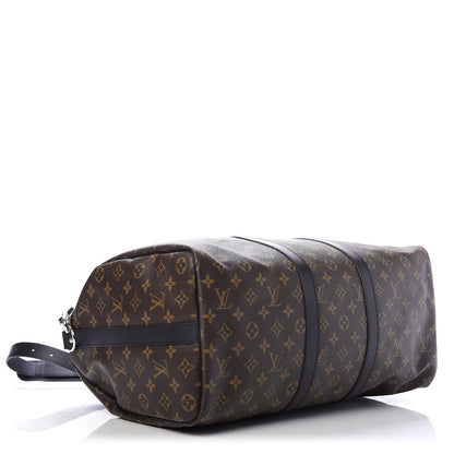 Louis Vuitton Monogram Macassar Keepall Bandouliere 45 3 of 11