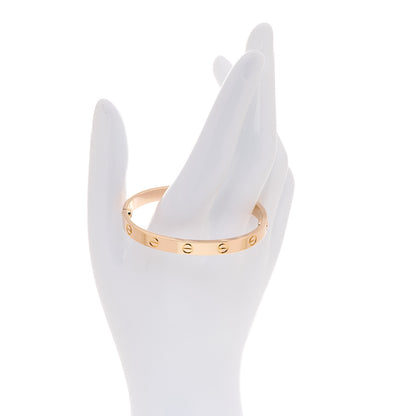 Cartier 18k Pink Gold Love Bracelet 16 2 of 10