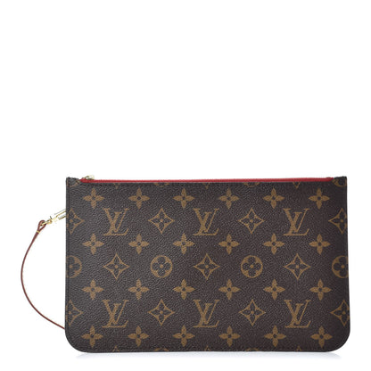 Louis Vuitton Monogram Neverfull MM GM Pochette Cherry 1 of 8