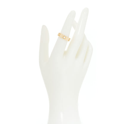 Cartier 18K Yellow Gold 3 Diamond 5.5mm LOVE Ring 53 6.25 2 of 6