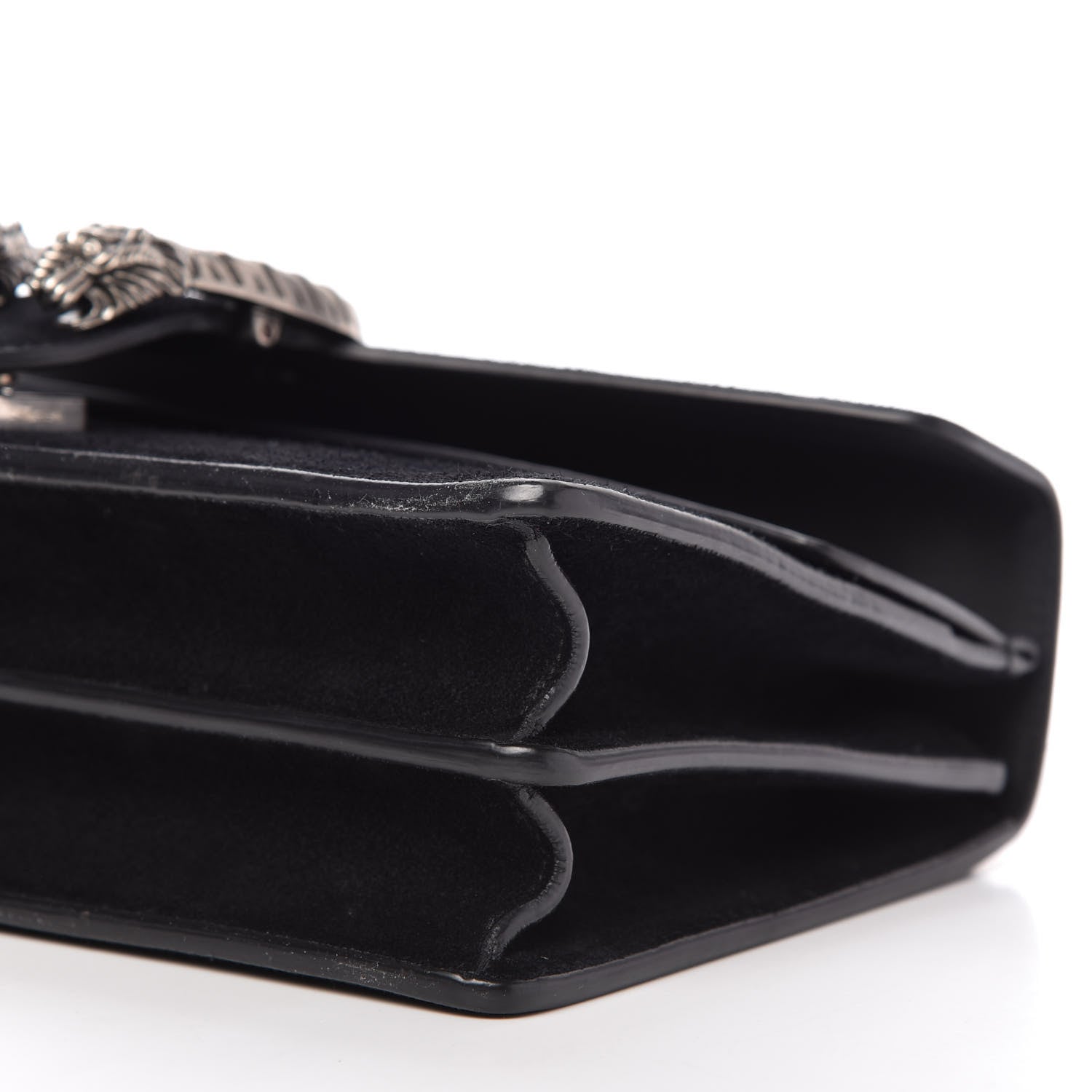 Gucci Suede Small Dionysus Shoulder Bag Black 8 of 11