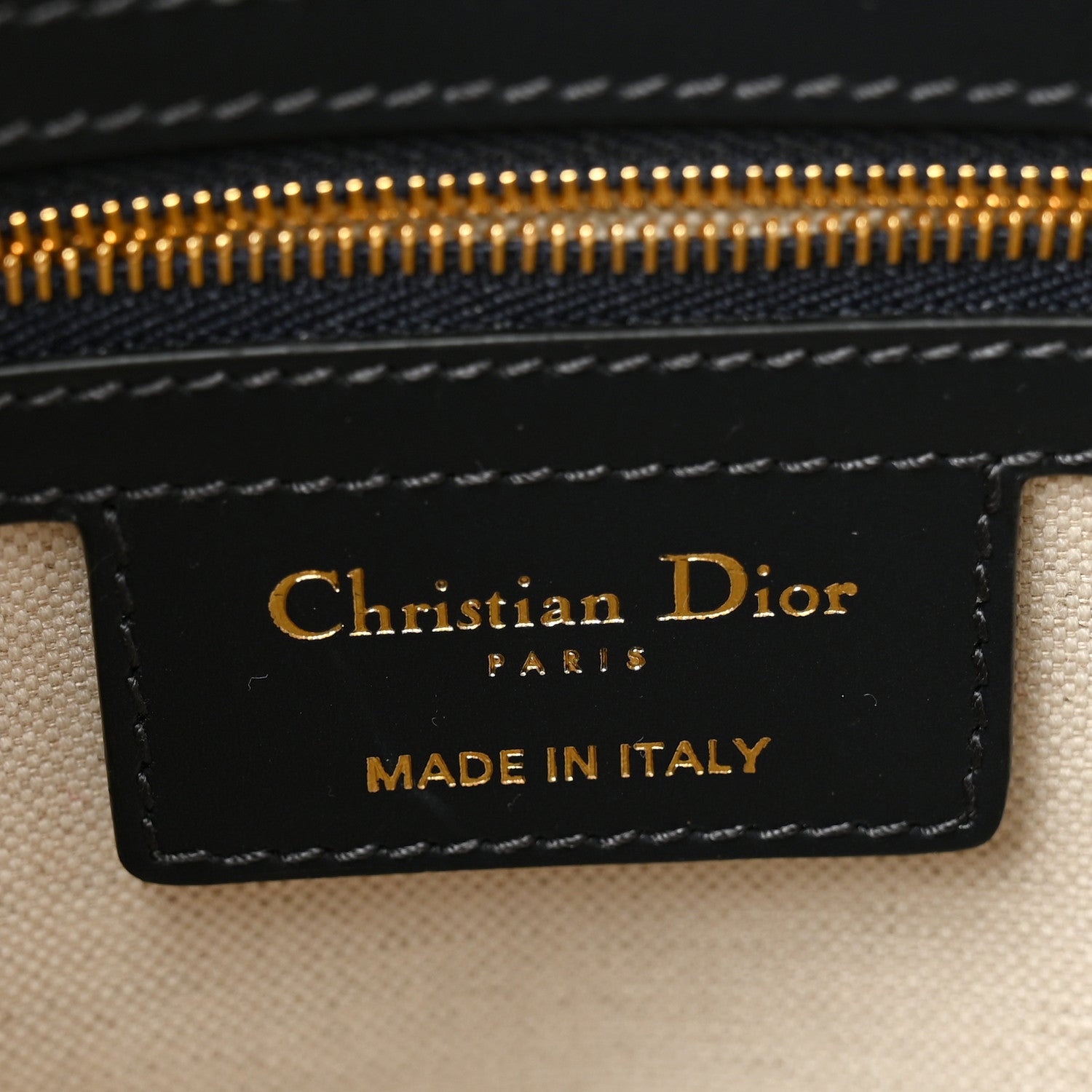 Christian Dior Oblique Large D-Vibe Bowling Bag Navy 6 of 10