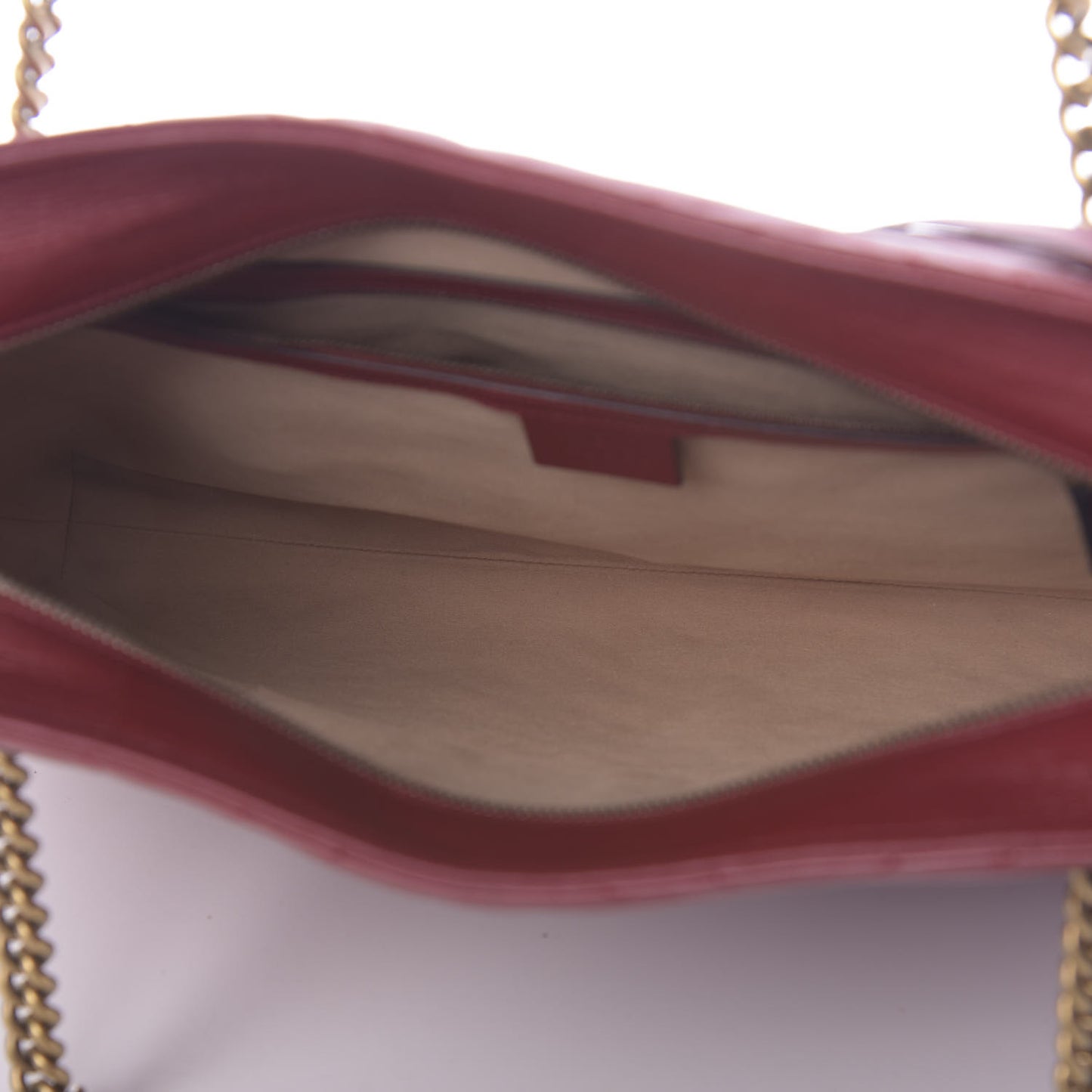 Azalea Calfskin Matelasse Medium GG Marmont Slim Tote Romantic Cerise