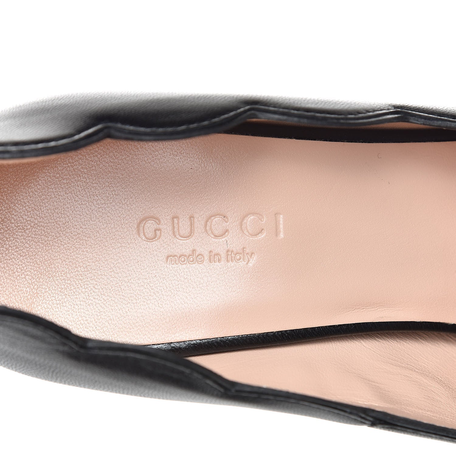 Gucci Malaga Kid Pearl Embellished Willow Loafer Pumps 36 Black 7 of 9
