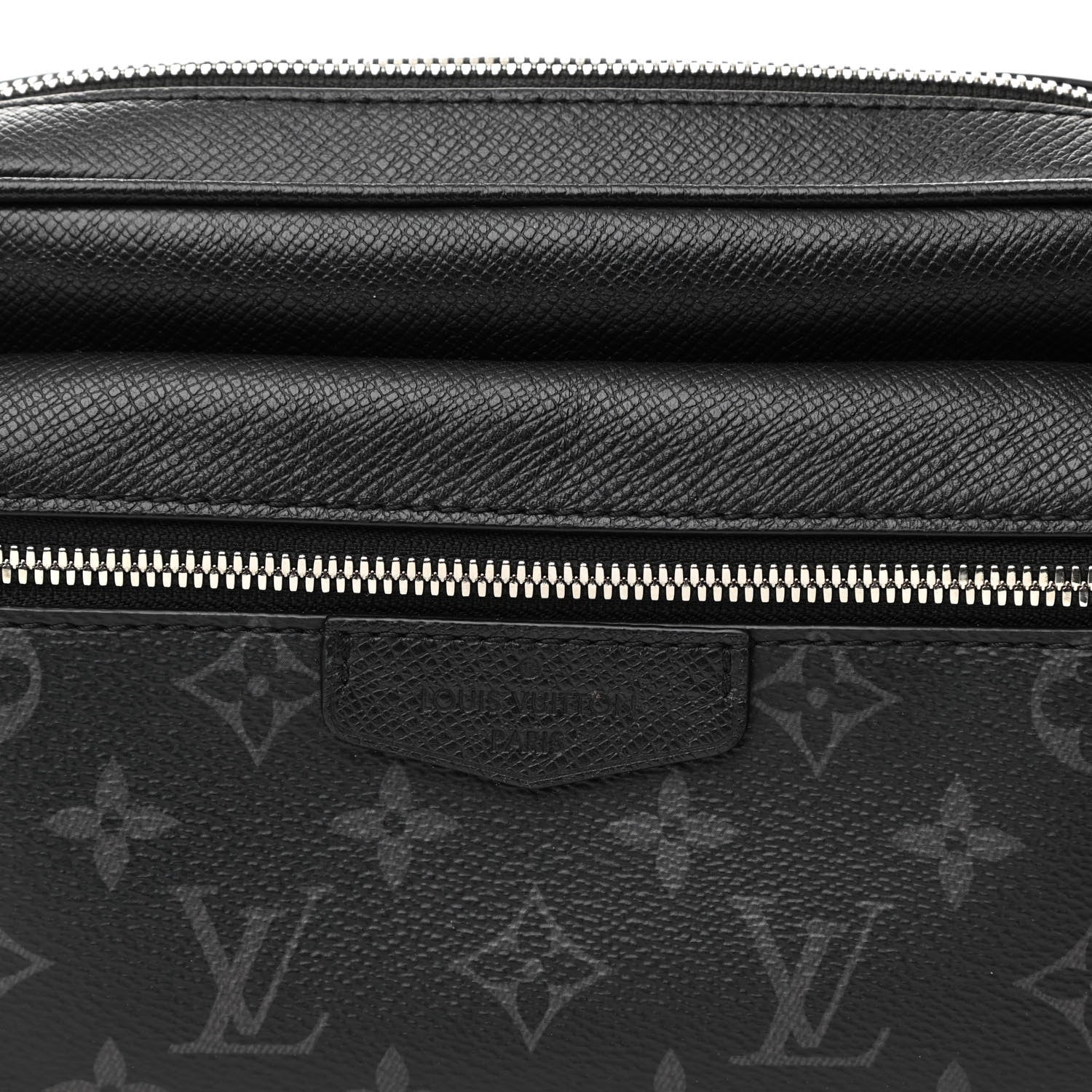 Louis Vuitton Taiga Monogram Eclipse Outdoor Bum Bag Black 8 of 10