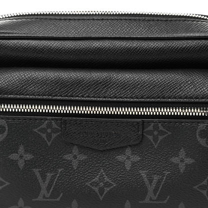 Louis Vuitton Taiga Monogram Eclipse Outdoor Bum Bag Black 8 of 10
