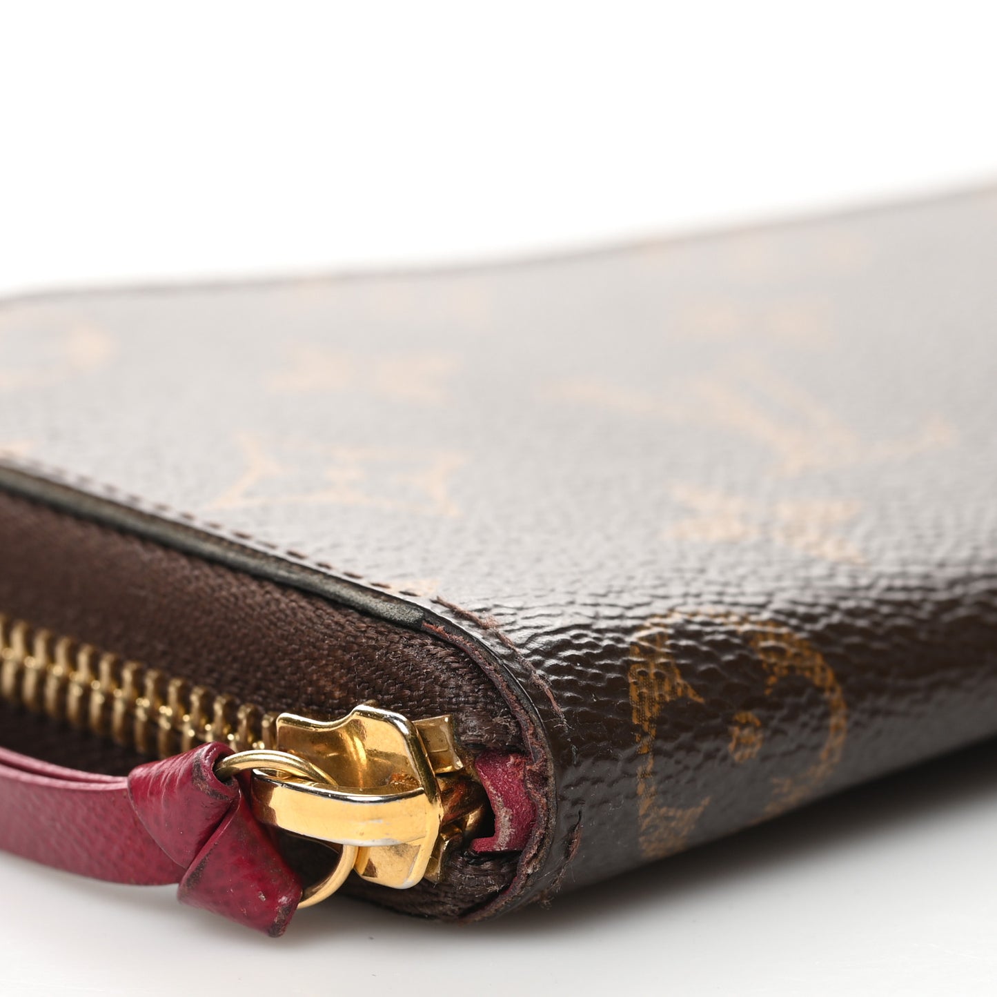 Monogram Clemence Wallet Fuchsia