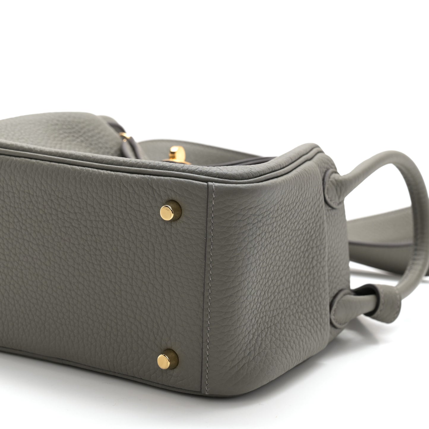 Taurillon Clemence Mini Lindy 20 Gris Meyer