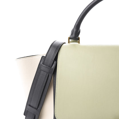 Celine Smooth Calfskin Medium Tri-Color Trapeze Pistachio 13 of 14
