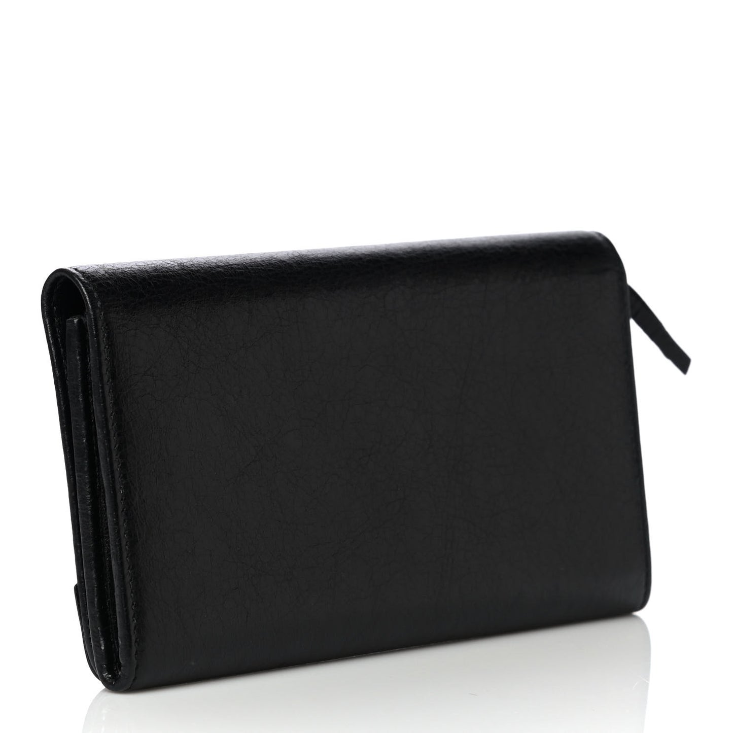Agneau Classic Hardware Money Wallet Black