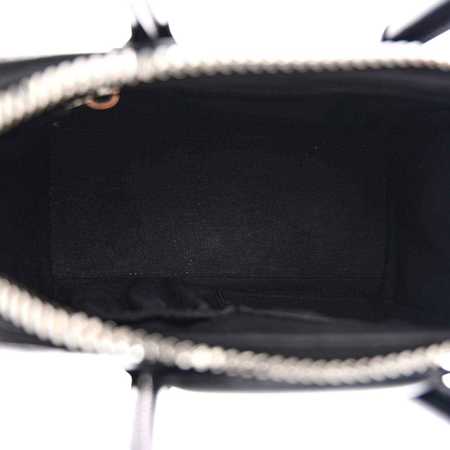 Shiny Lord Calfskin Mini Antigona Black