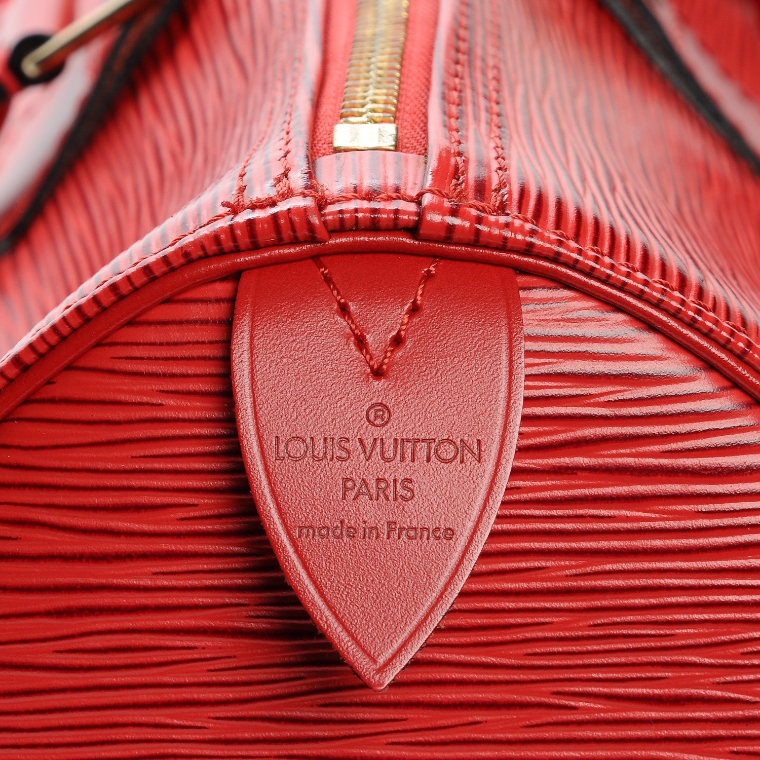 Louis Vuitton Epi Speedy 35 Rouge 5 of 7