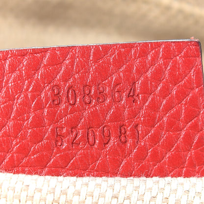 Gucci Pebbled Calfskin Small Soho Disco Bag Tabasco Red 7 of 15