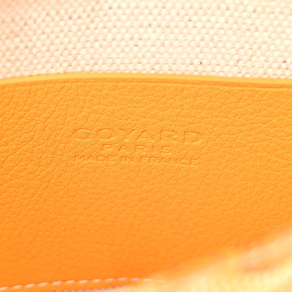 Goyard Goyardine Plumet Wallet Clutch Yellow 6 of 9