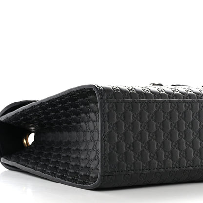 Gucci Microguccissima Medium Emily Chain Shoulder Bag Black 10 of 11