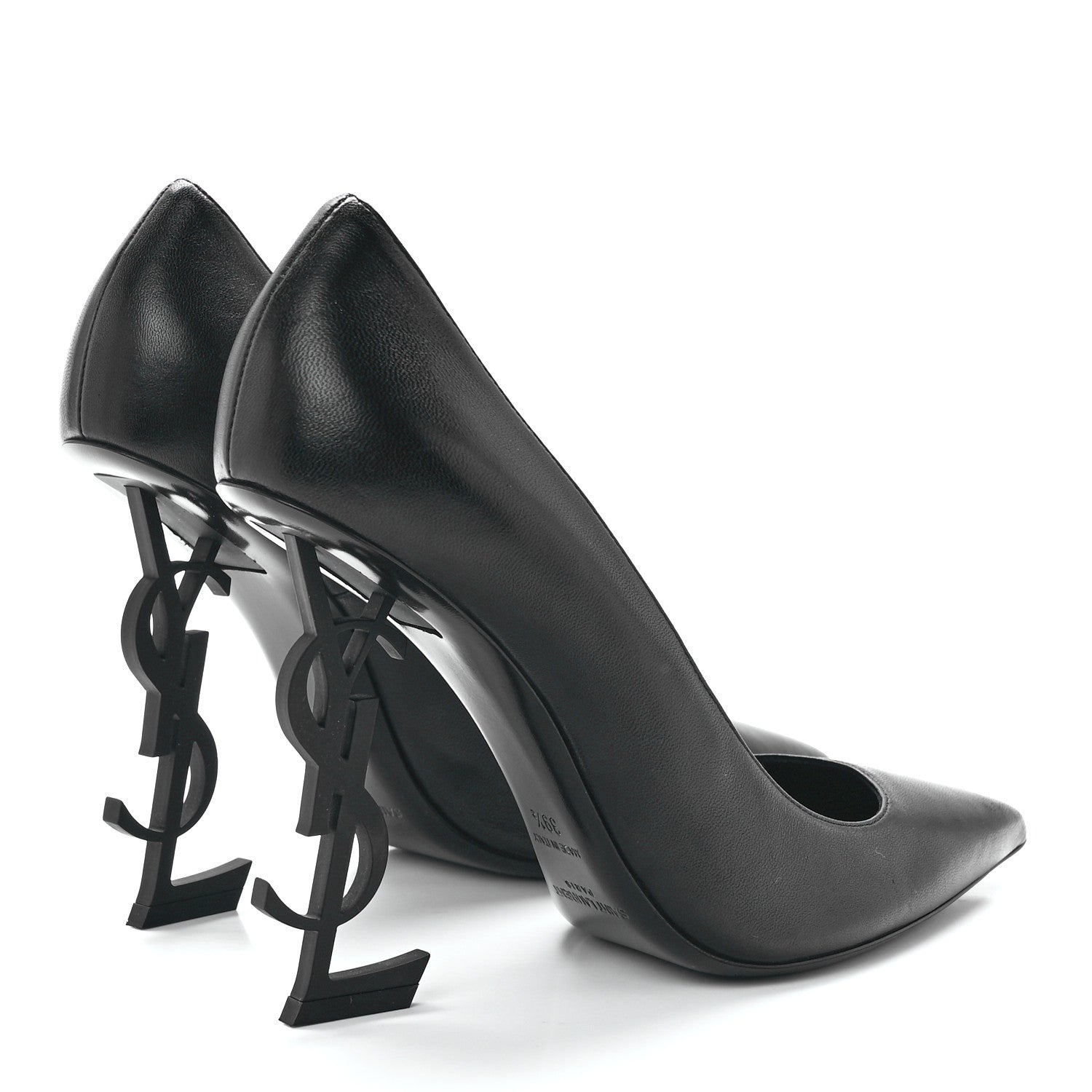 Saint Laurent Calfskin Opyum 110 Pumps 39.5 Black 4 of 9