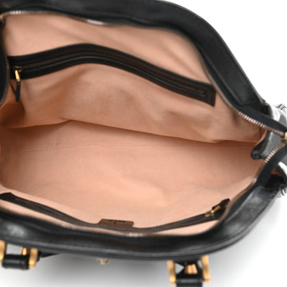 Gucci Calfskin Medium Re(Belle) Top Handle Bag Black 5 of 9