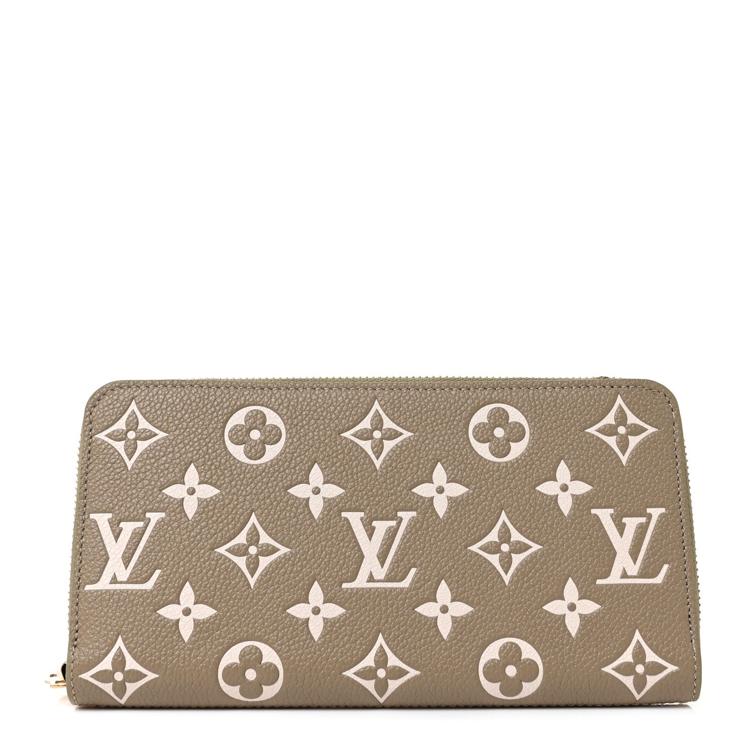 Louis Vuitton Empreinte Monogram Spring in the City Zippy Wallet Kaki Beige Cream 1 of 9