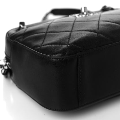 Chanel Goatskin Quilted Chanel 19 Camera Case Black 8 of 10