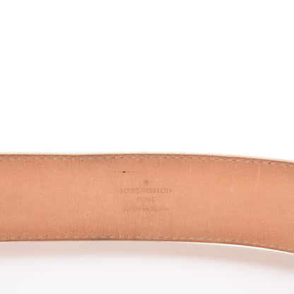 Louis Vuitton Damier Azur LV Initiales Belt 80 32 5 of 7