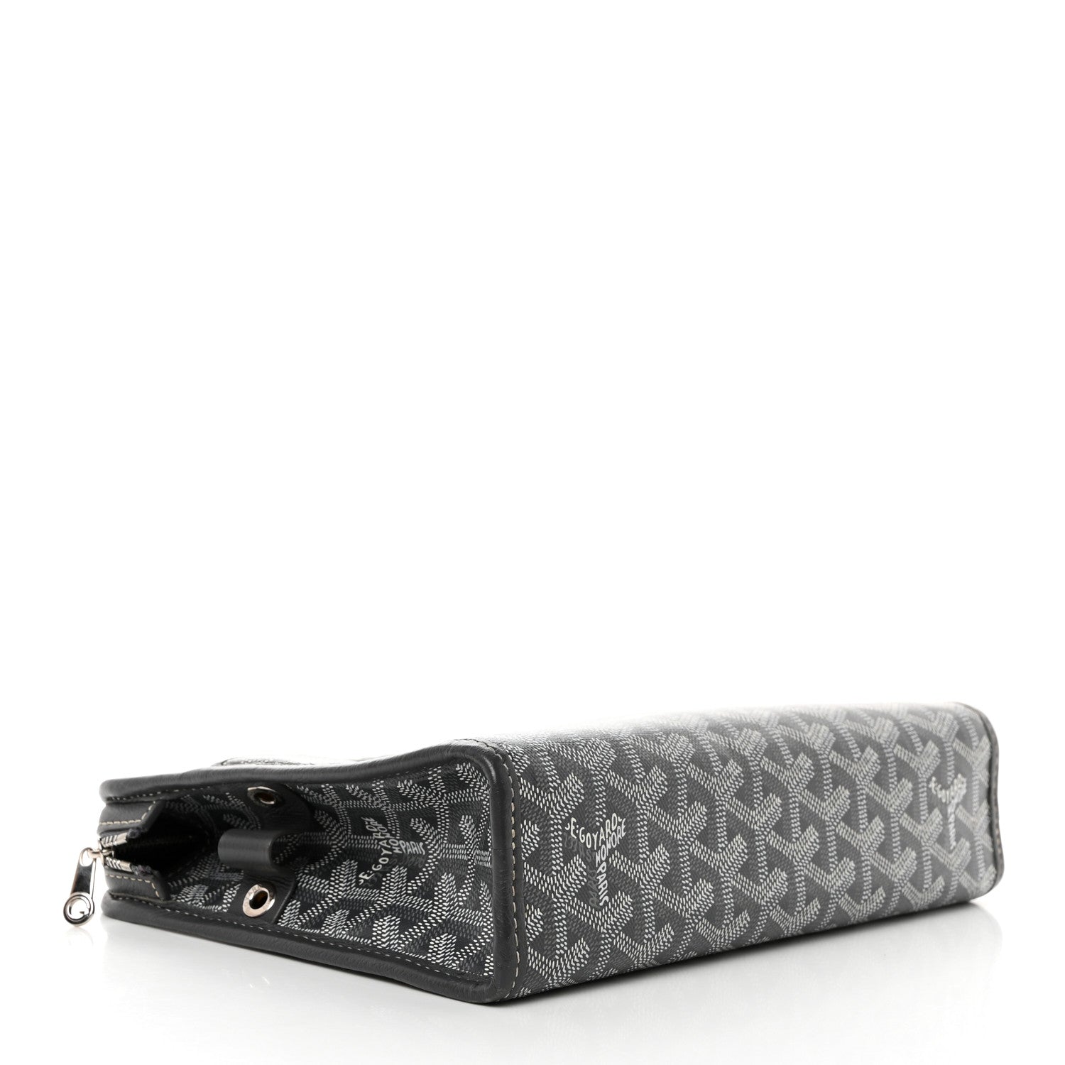 Goyard Goyardine Jouvence MM Toiletry Pouch Grey 4 of 10